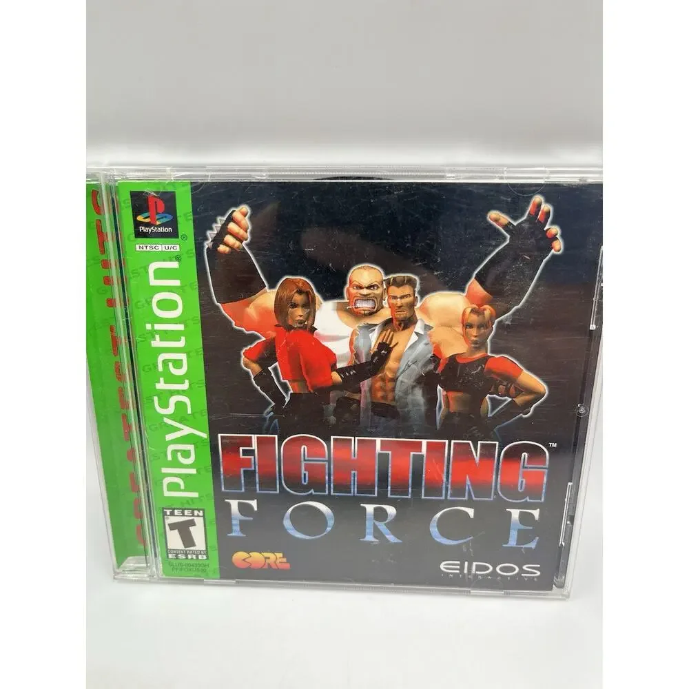 Fighting Force Sony PlayStation 1, 1997 CIB Complete with Manual & Case Nice